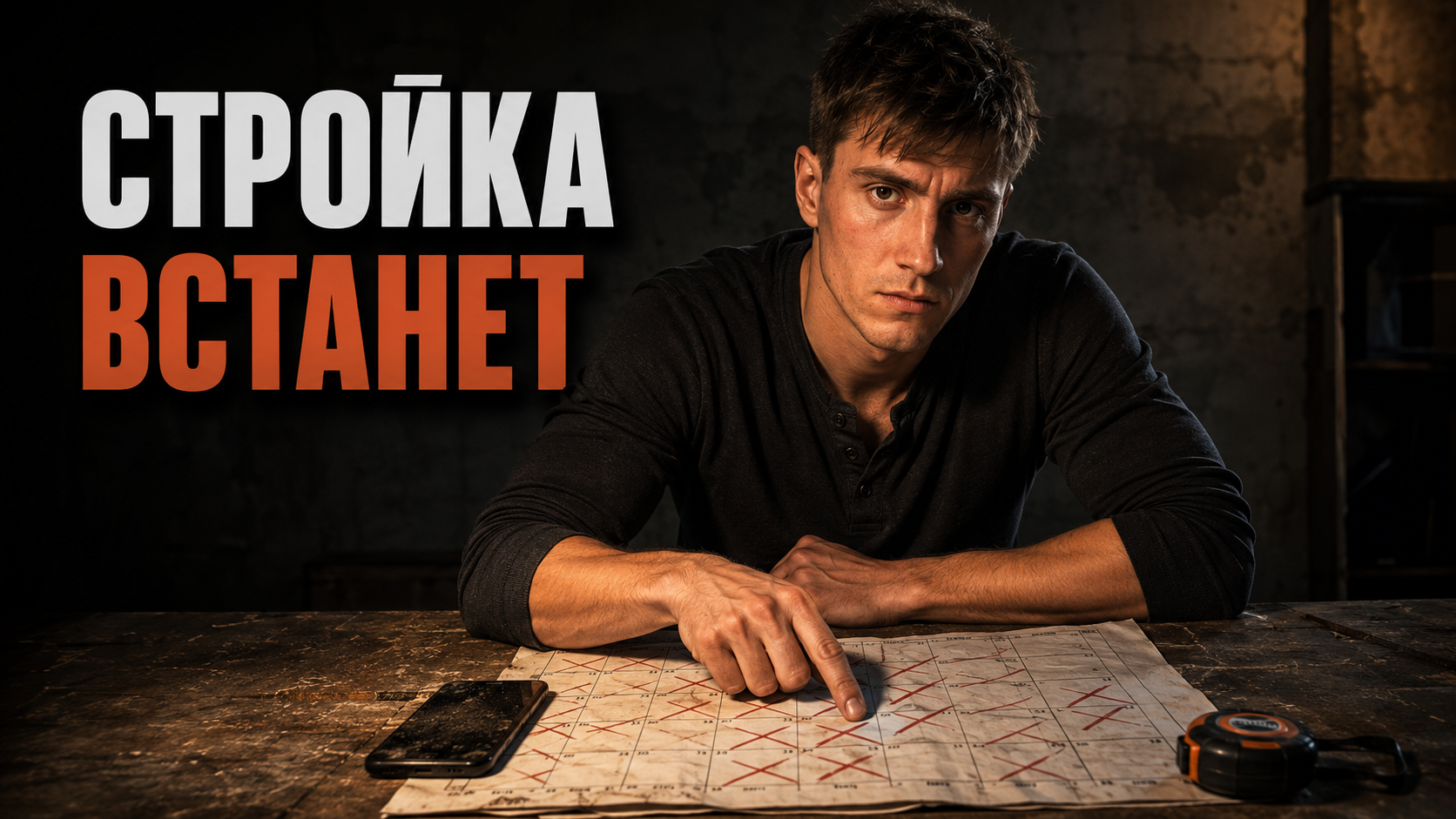 Рабочий процесс на стройке, показывающий, как выбрать строительную бригаду, чтобы избежать простоя и задержек на объекте.