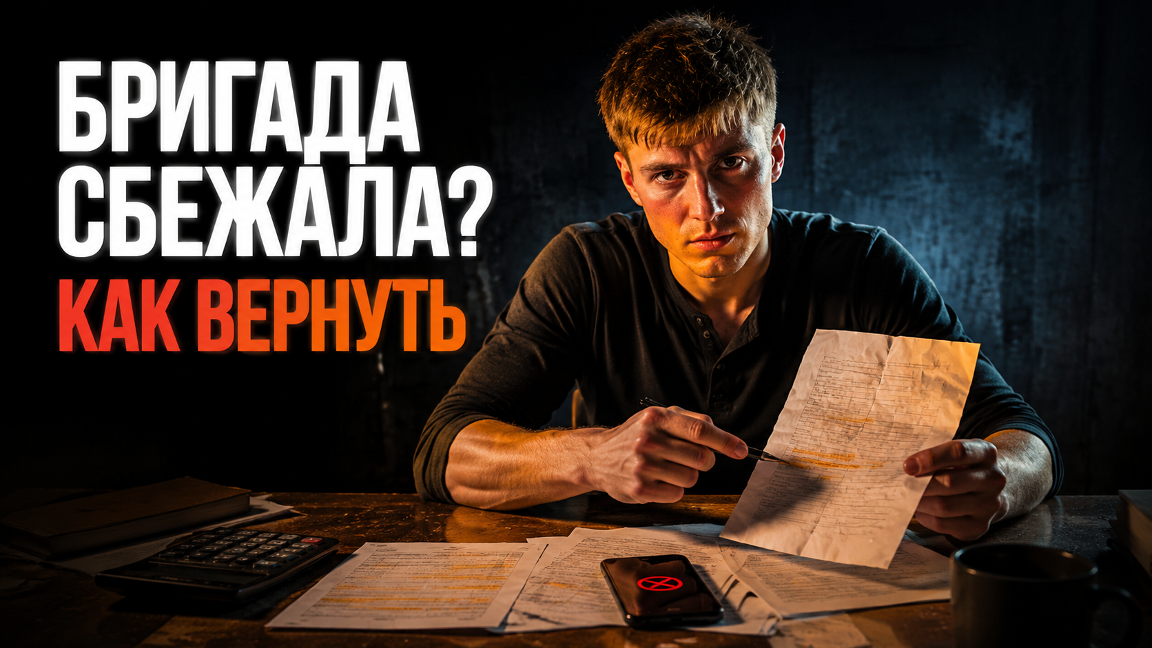 Бригада пропала с деньгами: пошаговый порядок возврата