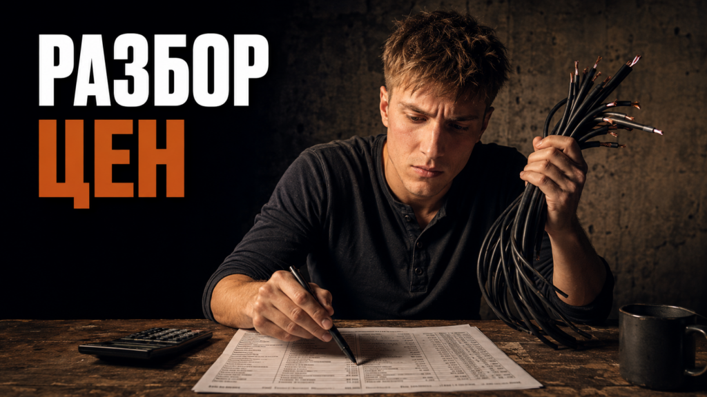 Прокладка кабелей и черновые работы при электромонтаже в новой квартире, показывающие, сколько стоит электрика в новостройке.