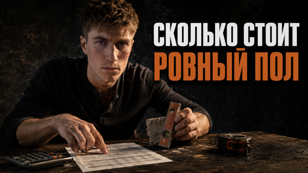 Процесс заливки стяжки: пример работ, из которых складывается выравнивание пола цена за м2 и стоимость материалов.