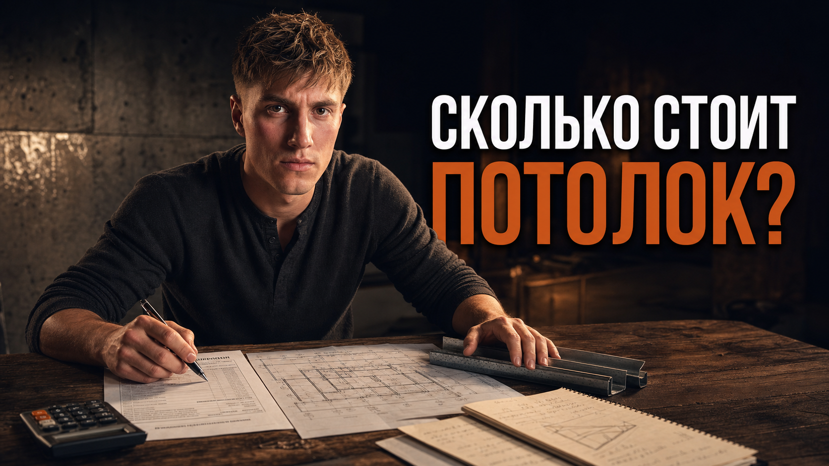 Современный многоуровневый натяжной потолок со встроенной подсветкой в интерьере просторной гостиной.